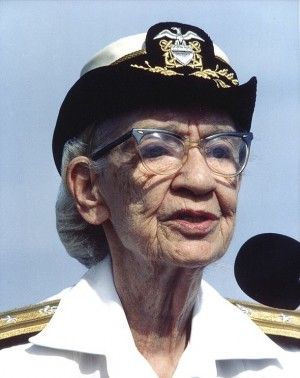 (Photo courtesy of Navy website) The First Computer, Grace Hopper, First Computer, Women Warriors, Rear Admiral, Science Guy, The Third Person, Great Women, Inspirational People