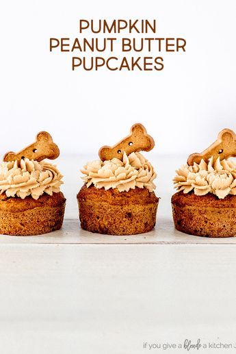 Homemade Dog Cupcakes, Carrots And Peanut Butter, Pupcake Recipe, Dog Birthday Cake Recipe, Pumpkin Peanut Butter, Dog's Birthday, Dog Cake Recipes, Pet Treats Recipes, Doggy Treats