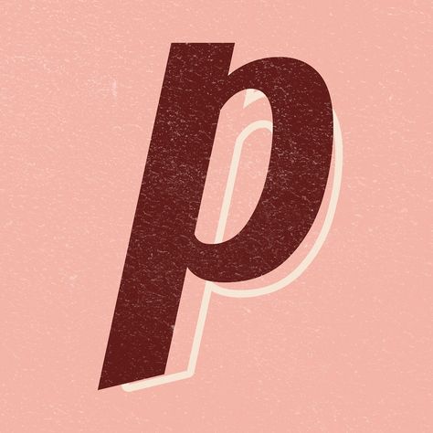 Letter P font printable a to z stylish lettering alphabet | free image by rawpixel.com / jingpixar Huruf P Aesthetic, Abjad Lettering A-z, Handwriting Tag, N Letter Design, 70s Lettering, Cursive Fonts Handwritten, Vintage Handwriting, P Font, 70s Font