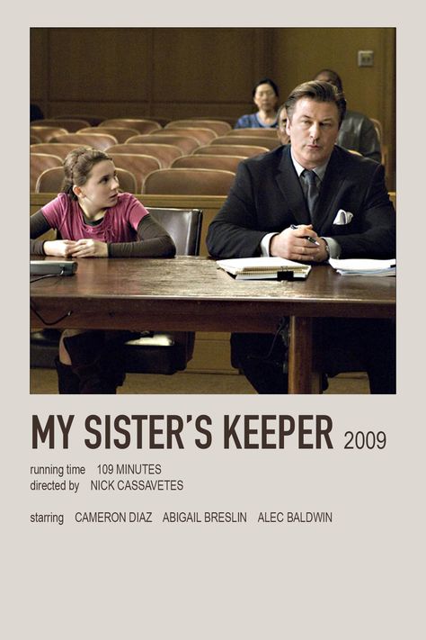 My Sisters Keeper Movie, My Sister's Keeper, Sisters Keeper, My Sisters Keeper, Abigail Breslin, Love My Sister, Fav Movies, Movie Prints, Cameron Diaz