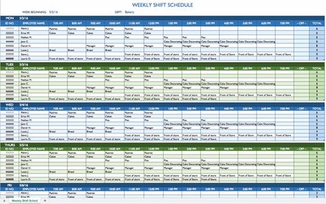 Employee Shift Schedule Template Employee Work Schedule Template, Employee Schedule Template, Employee Schedule Templates Weekly, Scheduling Employees, Weekly Schedule Template Excel, Monthly Schedule Template, Excel Calendar Template, Schedule Calendar, Excel Calendar