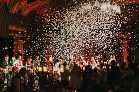 Wildly Elegant Ottawa Wedding at Château Laurier Confetti Explosion, Ivory Palette, Ottawa Wedding, Gatsby Style, Reception Design, Luxury Event, Bride Look, Junebug Weddings, Social Events