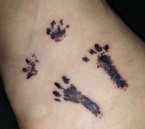 Bunny Paws, Pawprint Tattoo, Paw Tattoo, Bunny Print, Line Tattoos, Paw Print Tattoo, I Tattoo, Paw Print, Tatting