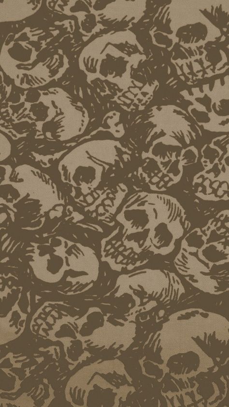 Brown Skull Aesthetic, Y2k Wallpaper Brown, Brown Y2k Wallpaper, Skull Phone Wallpaper, Blackpink Edit Wallpaper, Brown Phone Wallpaper, Brown Wallpaper Iphone, Aesthetic Brown Wallpaper, Brown Wallpaper Aesthetic