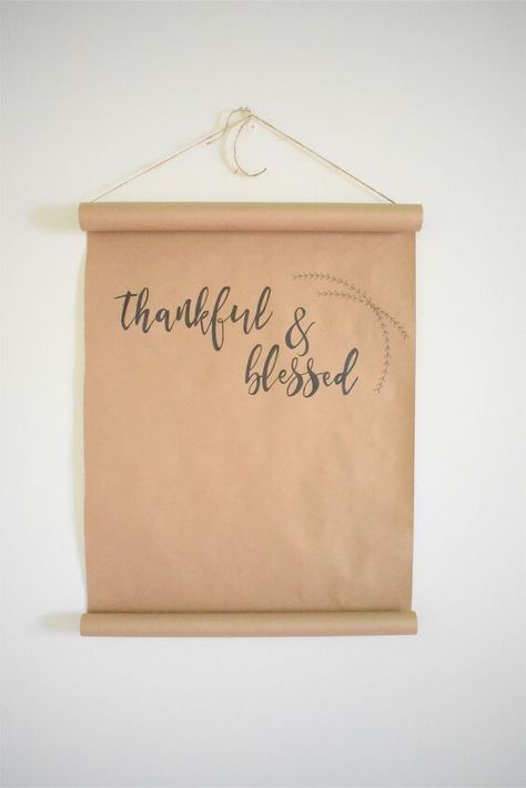 Brown Packing Paper, Spray Paint Plastic, Elegant Pumpkins, Happy November, Club Ideas, Fall Crafts Diy, Thankful And Blessed, Easy Thanksgiving, Pretty Decor