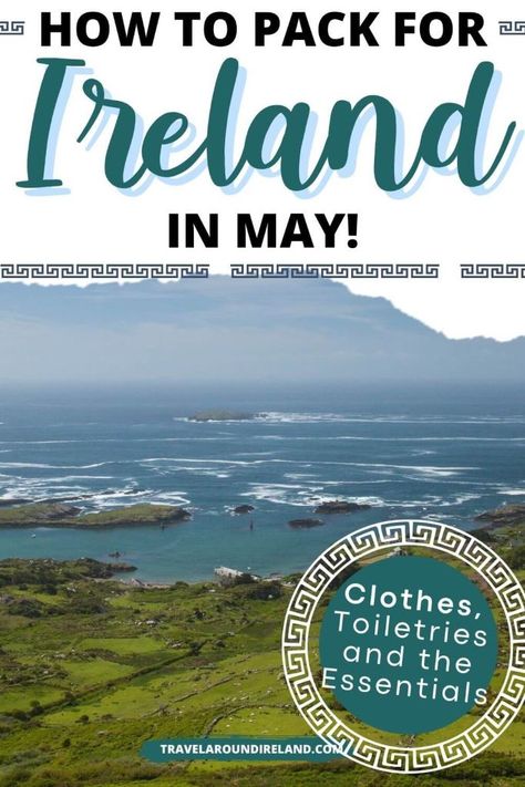 Ireland Outfit Spring, Ireland In May, Pack For Ireland, Ireland Packing List, Travel Document Holder, Ireland Itinerary, Southern Ireland, Ireland Travel Guide, Ireland Trip