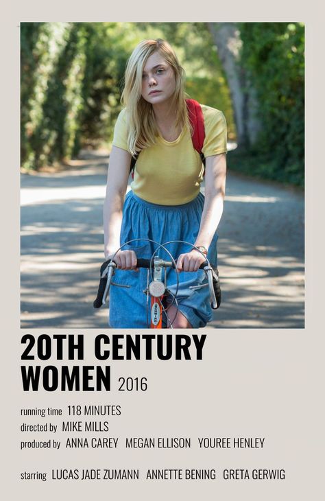 20th Century Women (2016) - [made by me] Anne Movie, 20th Century Women, Movies To Watch Teenagers, New Movies To Watch, Girly Movies, Best Movie Posters, Film Posters Minimalist, Drama Tv Shows, Great Movies To Watch