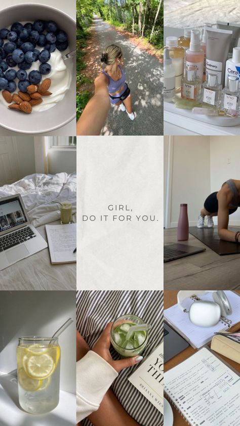 aesthetic background inspirational cute girl woman healthy goals clean girl Clean Lifestyle Aesthetic, Healthy Lifestyle Aesthetic Girl, Healthy Girl Aesthetic, Healthy Goals, Clean Lifestyle, Girl Lifestyle, Dream Client, Aesthetic Background, Healthy Girl