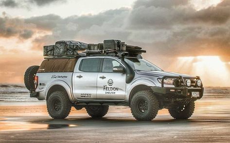 Ford Ranger Camping Setup, Ford Ranger Camping, Hilux Overland, Toyota Trucks 4x4, Camping Setup, Pick Up 4x4, Overland Gear, Off Road Camping, Ford Ranger Raptor