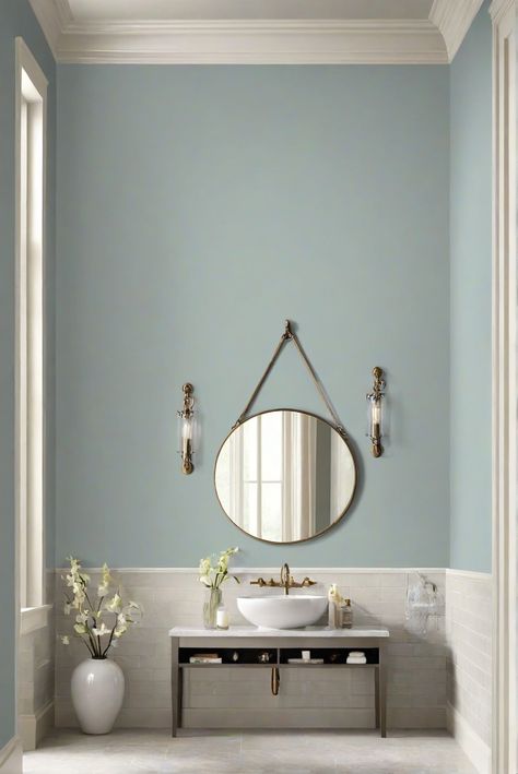 bathroom paint colors, wall paint ideas, interior paint colors, home painting services Sw Misty, Alder Wood Kitchen Cabinets, Whole House Color Palette, Walnut Wood Kitchen, House Color Palette, Pine Kitchen Cabinets, Cherry Wood Kitchens, Paint Guide, Solid Wood Kitchen Cabinets