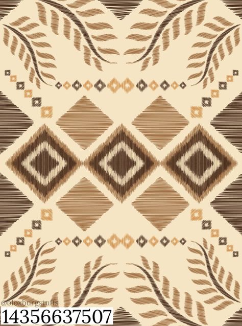 Fall Rug Codes Bloxburg, Western Decal Codes Bloxburg, Western Bloxburg Decals, Roblox Rug Decal Codes, Bloxburg Rug, Fall Decal, Cabin Rugs, Western Rugs, Roblox Decals