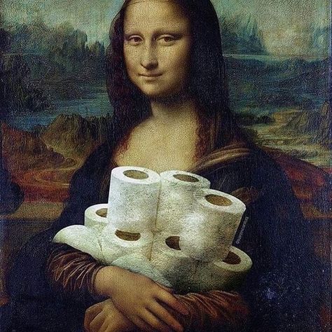 Mona Lisa Parody, Mona Lisa Smile, Art Parody, Coron, Art Pop, Art Memes, Vintage Modern, Funny Art, Banksy