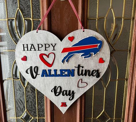 Buffalo Bills Decorations, Buffalo Bills Sayings, Buffalo Bills Ornament, Buffalo Bills Decor, Buffalo Bills Diy, Buffalo Bills Crafts, Nfl Wreaths, Buffalo Bills Apparel, Buffalo Bills Baby