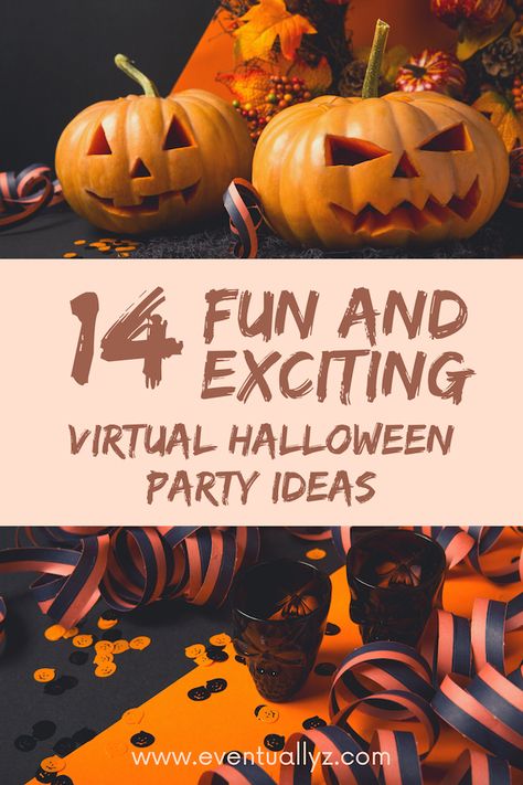 Halloween is just around the corner! Here are fun and exciting ways to celebrate with family, friends, and colleagues though a virtual Halloween Party! #halloween #virtualevents #halloweenparty Work Halloween Contest Ideas, Workplace Halloween Activities, Virtual Halloween Games For Work, Halloween At Work, Halloween Work Party, Corporate Halloween, Fall Family Activities, Halloween Office Party, Office Halloween