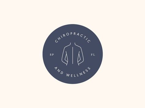 Didn't quite make the cut :): Chiropractic Logo, Health Words, Small Business Logo, Tech Branding, Logo Design Ideas, Health Logo, Premade Logo Design, Modern Logo Design, Logo Mark