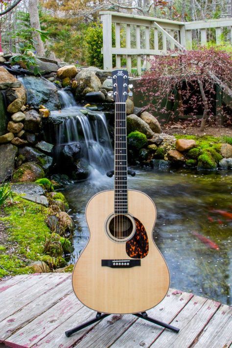 Larrivee acoustic guitar Larrivee Guitars, Guitar Designs, Electric Guitar Design, Goal Board, Guitar Collection, Stringed Instruments, Enjoy The Ride, Feel Loved, Acoustic Guitars