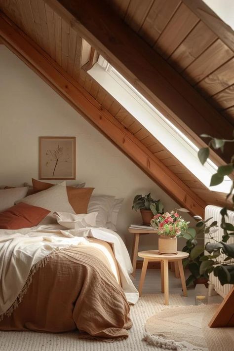 How To Decorate A Wall With A Slanted Ceiling: Design Tricks How To Style A Room With Slanted Walls, Beds Under Eaves, Small Bedroom Slanted Ceiling, Slanted Ceiling Design, Bedroom Ideas Sloped Ceiling, Small Attic Room Ideas Slanted Walls, Angled Wall Bedroom, Angled Wall Decor Sloped Ceiling, Attic Sloped Ceiling