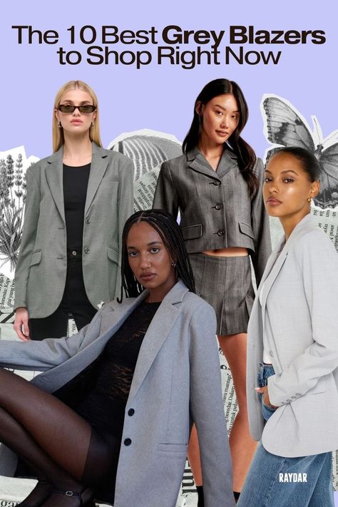 A grey blazer is a workwear essential, but it works equally well for the weekends. Toss yours over tailored trousers for work or layer it with a cropped tee and jeans for casual plans. We've rounded up our 10 favorite styles, including oversized and tailored pieces. Grey Blazers, Workwear Essentials, Grey Blazer, Cropped Tee, Blazer Outfits, Tailored Trousers, Blazers For Women, Crop Tee, The Weekend