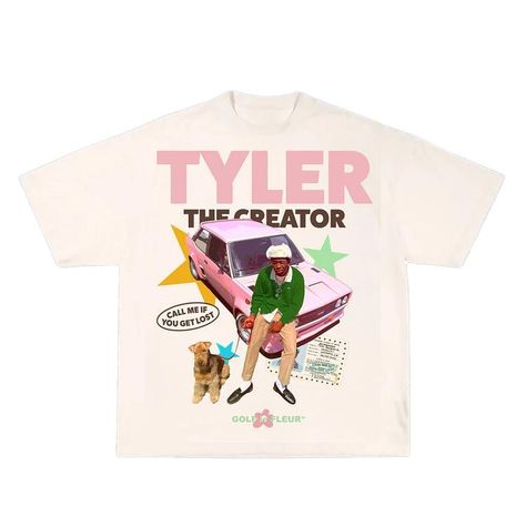 TYLER, The Creator T-Shirt, Call me if you get lost Album, Vintage Rap Fans Tee, Rapper, Hip Hop, Music Concert Tee, Trending Clothes, High Quality, Sport, Gift For Fan, Street Style, Many Colors Size S To XL, tiktokshop Menswear Top Streetwear Tyler The Creator Shirts, Rapper Clothing, Tyler The Creator Merch, Tyler The Creator Shirt, Tyler The Creator Outfits, Trending Clothes, Rap Shirt, Top Streetwear, Eid Gifts