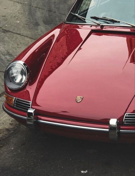 Red Porsche, Bmw Classic Cars, Porsche 912, Porsche Classic, Bmw Classic, Porsche Macan, Vintage Porsche, Classy Cars, Classic Porsche