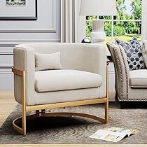 Room Sofa Chair, Accent Chair Modern, House Club, Armchair Bedroom, Cozy Chair, Velvet Accent Chair, Upholstered Armchair, Guest Chair, Gold Legs