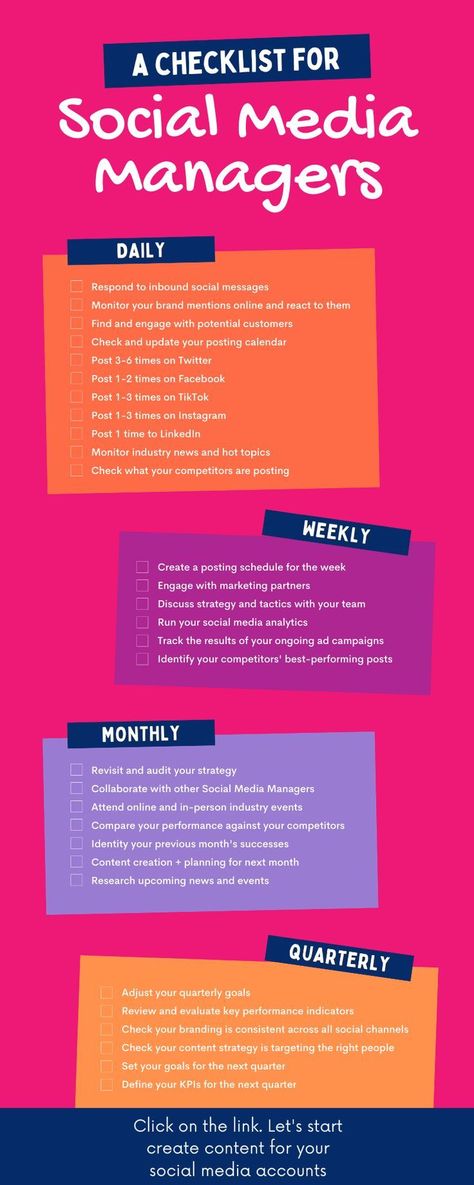 Social Media Manager Checklist, Brand Marketing Strategy, Digital Communication, Social Media Marketing Instagram, Business Marketing Plan, Social Media Analytics, Social Media Marketing Plan, Social Media Planning, Social Media Marketing Content