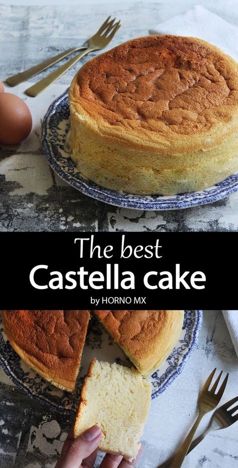 This castella cake is so dreamy! It is fluffy, jiggly and wonderful! With a neutral flavor that is delicious. Strawberry Castella Cake, Chocolate Castella Cake, Chocolate Castella Cake Recipe, Aka Cupcakes, Castella Recipe, Castella Cake Recipe, Work Desserts, Trendy Cakes, Castella Cake