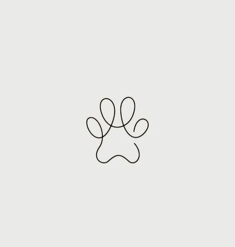 Simple Tattoos Dog, Staffie Tattoo, Minimalist Dog Tattoo Line Drawings, One Line Dog Drawing, Simple Dog Tattoos, Paw Line Art, Dog Tattoo Ideas Minimalist, Paw Print Tattoo Dog, Tatoo Dog