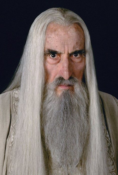 Christopher Lee, Saruman in 'The Lord Of The Rings' | Peter Jackson, 2001-2003. Jedi Powers, Hobbit An Unexpected Journey, Peter Jackson, Christopher Lee, Lotr Art, Best Villains, Face Reference, Entertainment Weekly, Human Emotions