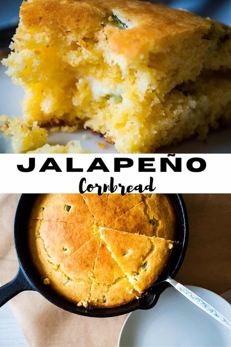 Cheddar Cornbread Recipe, Jalapeno Cornbread Recipe, Jalapeño Cornbread Recipe, Spicy Cornbread, Jalapeno Cheddar Cornbread, Fresh Butter, Cheddar Cornbread, Jalapeño Cornbread, Jalapeno Recipes