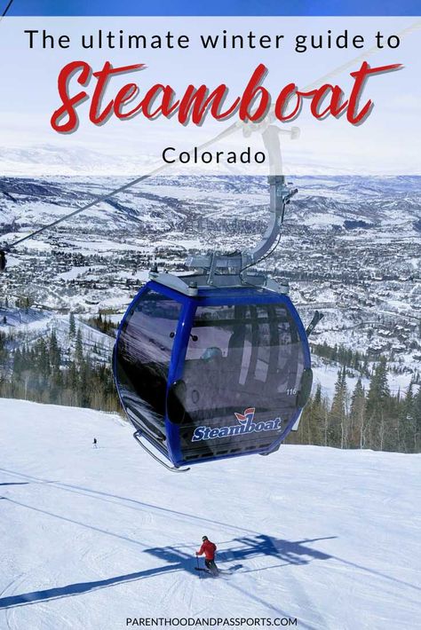 Steamboat Springs Colorado Winter, Steamboat Colorado, Colorado Christmas, Colorado Ski Resorts, Steamboat Springs Colorado, Affordable Vacations, Colorado Winter, Ski Town, Vacation Activities