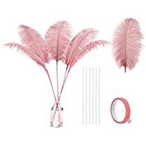 Check this out on Amazon Masquerade Decorations, Floral Arrangement Wedding, Wedding Party Centerpieces, Pink Crafts, Feather Decor, Party Centerpieces, Holiday Party Decorations, Ostrich Feathers, Thanksgiving Crafts