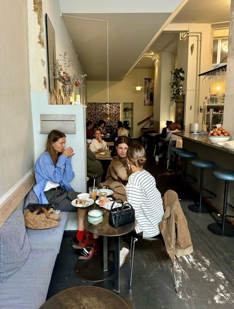 Cafe Aesthetic Friends, Living In Europe Aesthetic, Cafe Friends Aesthetic, Energy Flows Where Intention Goes, Uni Life, Coffee Date, Future Life, Cafe Interior, New Wall