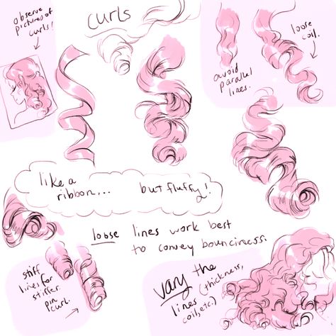 curly hair drawing tips | bevsi Bev Johnson, Curly Hair Drawing, Johnson Johnson, Hair Drawing, Roses Drawing, Poses References, Digital Painting Tutorials, Dessin Adorable, Art Tutorials Drawing