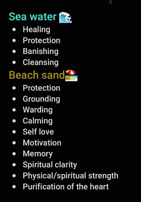 Sand In Witchcraft, Beach Spells, Beach Witchcraft, Ocean Rituals, Ocean Witch, Star Child, Witch Quotes, Spell Books, Witch Spirituality