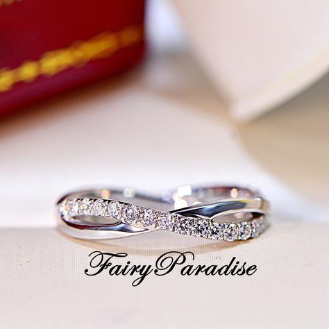 Twisted Infinity Wedding Band with Man Made Diamonds Wedding | Etsy Infinity Wedding Band, Infinity Rings, Infinity Ring Wedding, Infinity Wedding, Gold Color Ring, Classic Wedding Rings, Man Made Diamonds, Pinky Ring, Trendy Wedding