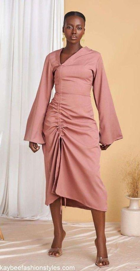 Duchess Fabric Dress Styles, Plain Material Styles For Ladies Gown, Materials Styles For Ladies Gown, Corporate Tops For Ladies, English Gowns For Ladies, Crepe Material Styles, Plain Material Gown Styles, Plain Material Styles For Ladies, English Material Gown Styles