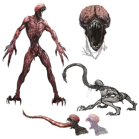 Licker Concept Artwork from Resident Evil 2 (2019) #art #artwork #gaming #videogames #gamer #gameart #illustration #conceptart Resident Evil Creature Art, Resident Evil 2 Remake Concept Art, Resident Evil 2 Concept Art, Resident Evil Licker Art, Resident Evil Mutant, Resident Evil Infected, The Evil Within Concept Art, Resident Evil Zombie Concept Art, Resident Evil Zombies Art