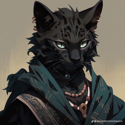 Cool Mask Drawing, Humanoid Animal Art, Tabaxi Bard Male, Lynx Tabaxi, Tabaxi Aesthetic Dnd, Tabaxi Character Design, Khajiit Oc, Dnd Tabaxi Rogue, Tabaxi Rogue Female Dnd