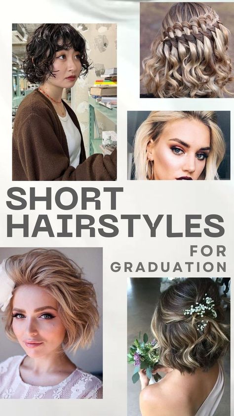 Looking for the perfect short hairstyles for graduation? Explore our article for a range of inspiring hairstyle ideas that will make your graduation day even more memorable. From chic bob cuts to charming braided styles, find the ideal look to complement your cap and gown. Embrace your achievement with confidence and style as you rock these stunning short hairstyles on your special day. Short Hairstyles For Graduation, Hairstyles For Graduation, Wig Looks, Hairstyles For Black Ladies, Graduation Hairstyles With Cap, Short Weave Hairstyles, Chic Bob, Short Weave, Bob Cuts