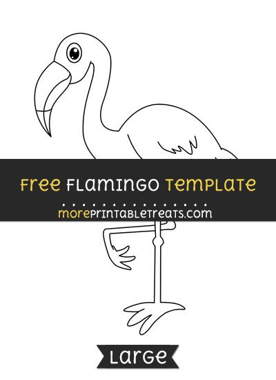 Free Flamingo Template - Large Printable Flamingo Template, Flamingo Pattern Printable, Flamingo Template Free Printable, Flamingo Template, Flamingo Printables, Flamingo Crafts, Flamingo Classroom, Flamingo Applique, Flamingo Coloring Page