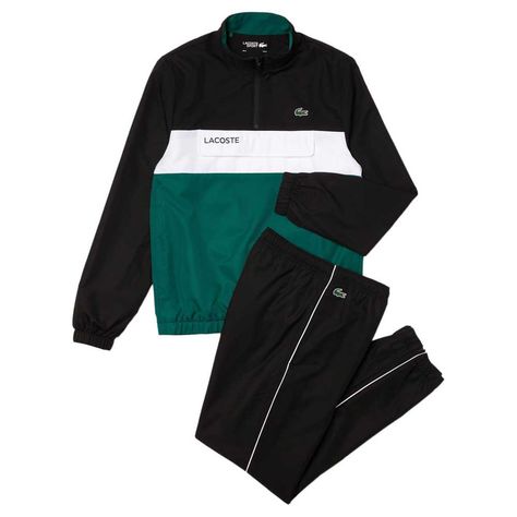 Lacoste Outfit, Lacoste Tracksuit, Tracksuit Men, Lacoste Sport, Packable Jacket, Track Suit, Style Noir, Mens Casual, Mens Casual Outfits