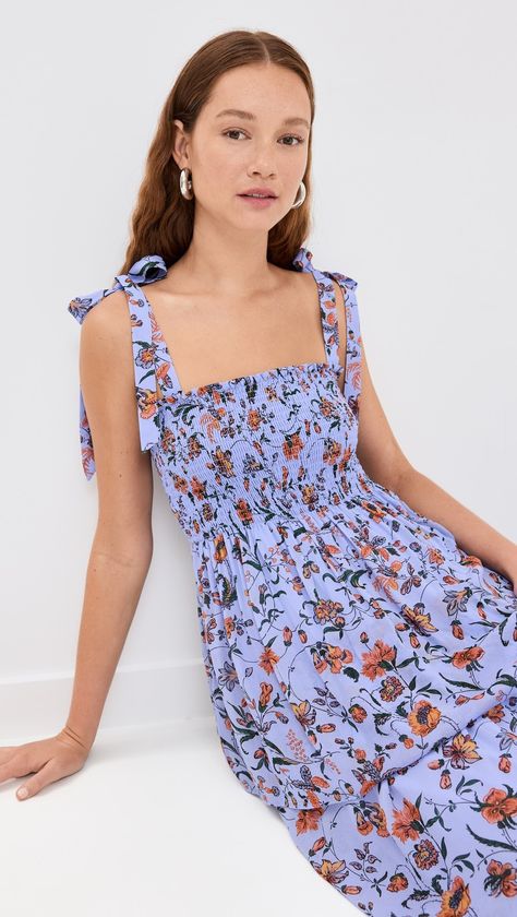 Floral georgette dress