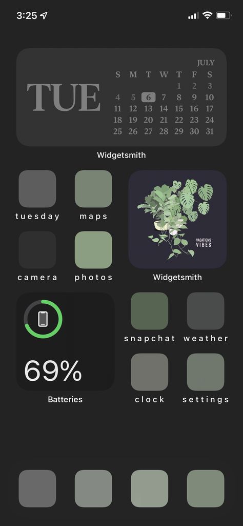 Phone Organization Home Screen Aesthetic Iphone Minimalist, Black And Green Iphone Layout, Phone Theme Ideas Minimalist, Home Screen Layout Iphone Aesthetic Dark, Dark Green Iphone Layout, Dark Home Screen Ideas, Iphone Theme Ideas Dark, Ios 16 Home Screen Ideas Dark, Iphone Ios 16 Wallpaper Ideas