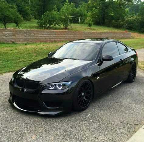 Blacked out BMW 3 Series E90 335i, E92 335i, Avant Garde Wheels, E90 Bmw, Carros Bmw, Serie Bmw, Dream Cars Bmw, Bmw E92, New Sports Cars