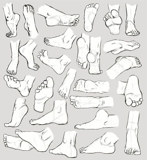 Feet Study Drawing Reference, Sketches Anatomy, Anatomy Studies, Feet Drawing, Drawing Legs, Practice Drawing, Human Anatomy Drawing, Hand Drawing Reference, Human Anatomy Art