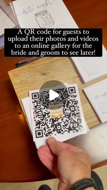 Never Miss Moments on Instagram: "A clever and simple way to collect photos and videos from your wedding guests 💛 #NeverMissMoments #WeddingGallery #WeddingQrCode #QrCodeWedding #wedding2024hacks #QRcodeGallerySharing #fyp #tiktok #QRCodeGallery #WeddingMoments #QRCodeSharing #EventQRCode #QRCodeMemories" Wedding Moments, Wedding Gallery, Rehearsal Dinners, Simple Way, Wedding Guest, Wedding Reception, In This Moment, Photo And Video