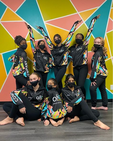 All In Dance Academy looking 💯 in their new custom Evolution Bomber Jackets. #limelightteamwear #designedtounite School Dance Outfits, Dance Jackets, Dance Academy, School Dance, School Dances, Team Wear, Bomber Jackets, School Fun, Dance Choreography