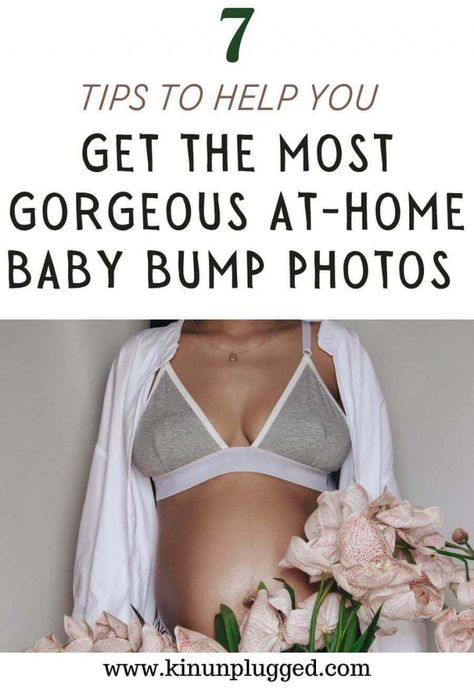 Documenting your pregnancy progress might be on your daily to-do list. You might be taking daily bump progression photos. However, you may also want a more elaborate photoshoot to help you remember this unique and special time in your life. Bump Progression Photos Picture Ideas, Taking Your Own Maternity Pictures, Maternity Progression Photos, Pregnancy Update Pictures, Baby Bump Progression Photos, Diy Bump Photos, Pregnancy Self Portrait, April Maternity Photos, Bump Update Pictures