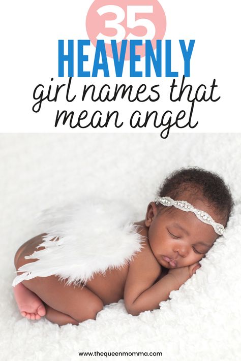 Parents expecting their little angel soon would desire a name that connotes all the heavenly, angelic characteristics associated with angels. To give your precious angel a name that lives up to the miracle of her being born, the following angelic names are perfect options to consider. #babynames #babygirlnames #namesforbabies #girlnames Names That Mean Heaven, Names That Mean Angel, Heavenly Names, Angels Names, Angelic Names, Angel Names, Angel Baby Girl, Unisex Baby Names